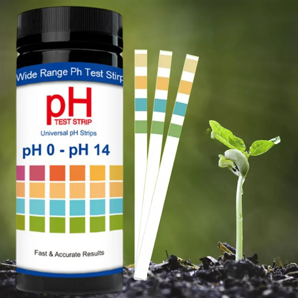 Шт. Тестирование лакмусовых полосок Набор для тестирования PH Набор для тестирования почвы Тестирование воды в почве Легкие субстанции широкого применения