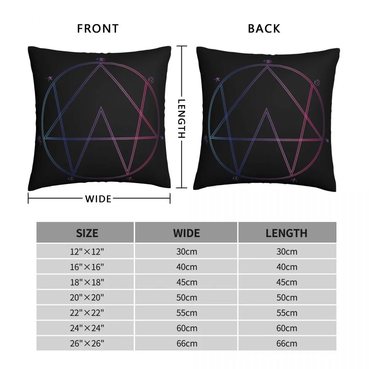 Alison Wonderland Cotton Candy Logo Square Pillowcase Polyester Linen Velvet Pattern Decor Throw Pillow Case Bed Cushion Case