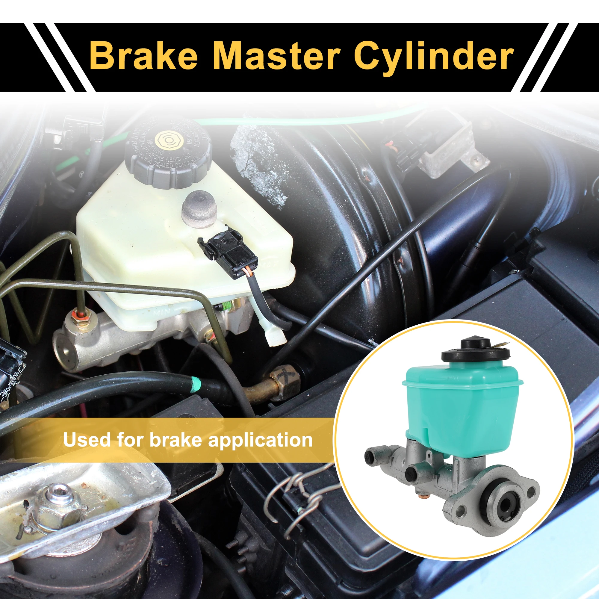 

UXCELL Brake Master Cylinder for Toyota Land Cruiser HDJ80 4.2TD 95-98 Hydraulic Master Cylinder Engine with Reservoir