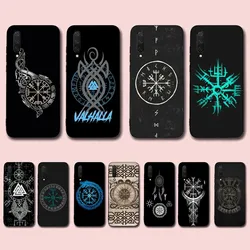 Logo V-Viking V-Vegvisirs Phone Case For Xiaomi Mi 5X 8 9 10 11 12 Lite Pro 10T PocoX3pro PocoM3 Note 10 Pro Lite