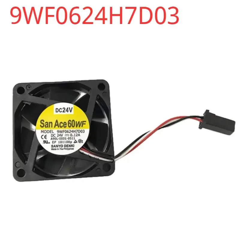 

New Fanuc Fan 9WF0624H7D03 A90L-0001-0511 Size 60 * 60 * 15MM 24V 0.12A with Original Fanuc Plug