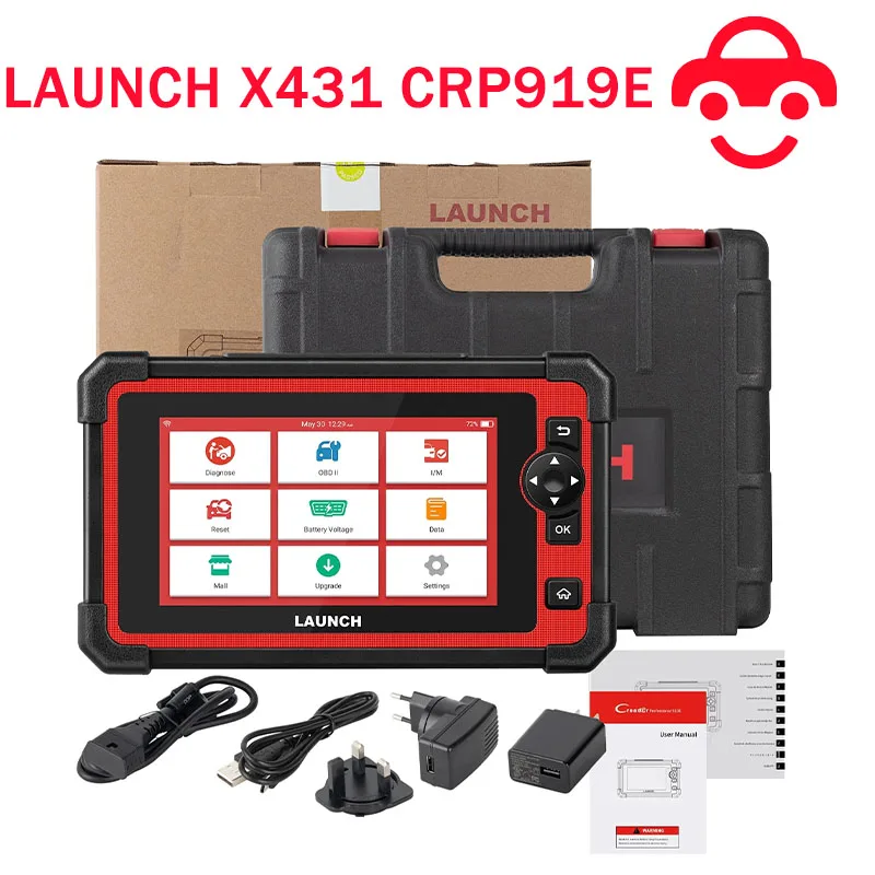 

LAUNCH X431 CRP919E OBD Scanner Bi-directional Scan Tool with AF TPMS IMMO 31 Service All system Auto Diagnostic Tool CANFD DOIP