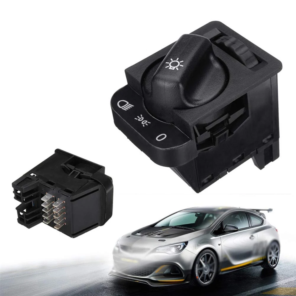 Body Parts Car Front Headlight Switch For Opel Astra Auto Accessories Black Plastic High Quality 1240126 90213283