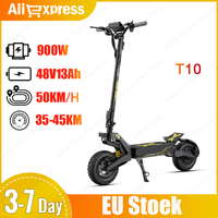 OOTD T10 City E-Scooter 900W Peak Power 48V13Ah Battery Large Screen LED Display Electric Scooter 11-inch Tire Scooters Electric