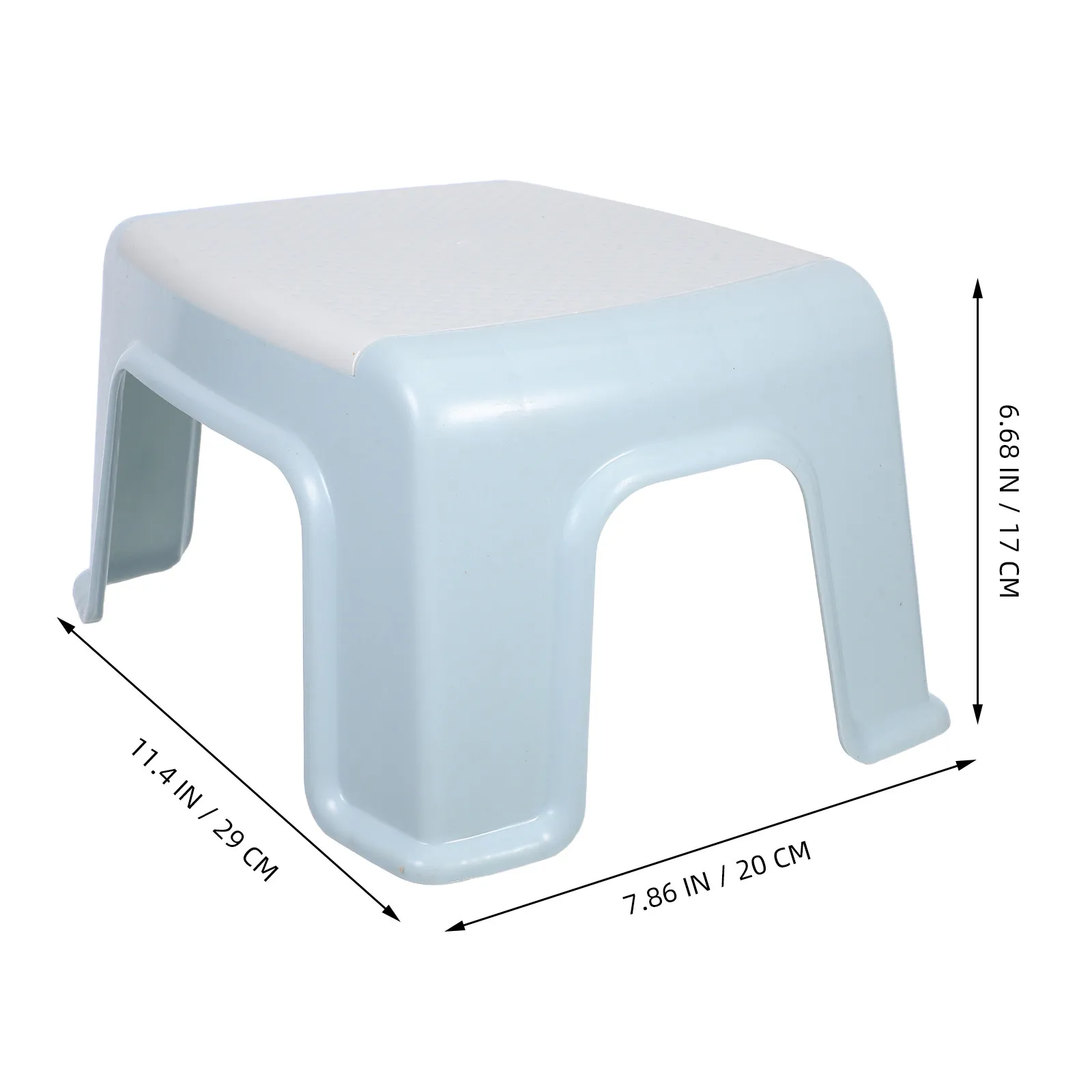 Small Plastic Step Stool for Non-Slip Bath Shower Foot Rest Shoe Changing Stool Helper Home Use