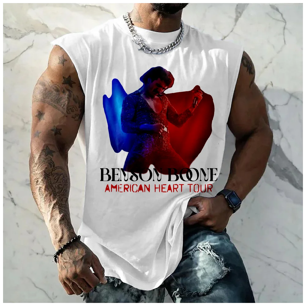 

Benson Boone Tank Tops Unisex Sleeveless Gym Vest Women Men Streetwear Trendy Sportwear Outdoor