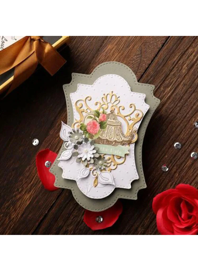 Frame Metal Cutting Dies Stencil Scrapbook Album Stamp Paper Card Embossing Decor Craft Knife Mould