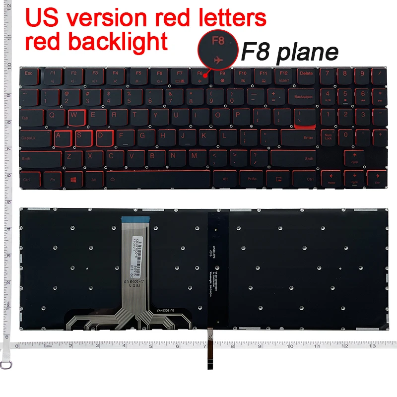 Klawiatura do laptopa Lenovo Y7000 2018 2019 Y540-15 Y540-15IRH Y545-15ICH Y730 Y740-14 Y530-15/Y530P/Y530-15ICH/Y530-15ICH-1050 — zdjęcie produktu 5