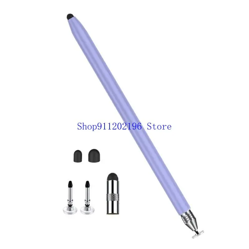 

P82A 3-функциональная сенсорная ручка с двумя наконечниками Мягкий силиконовый наконечник Защитная пленка для экрана Univers