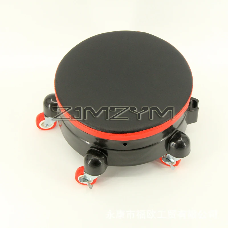 Rolling Bucket Dolly Easy To Use Car Wash Bucket Dolly Car Accessories Swivel Rolling Seat Cushion with Wheel Accessories