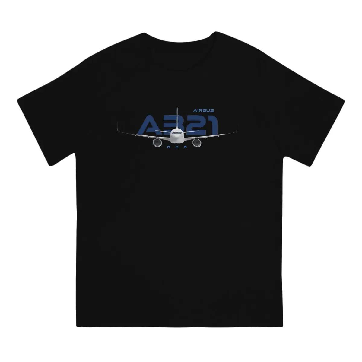 A321 Neo Men TShirt Airbus Crewneck Short Sleeve 100% Cotton T Shirt Funny High Quality Gift Idea