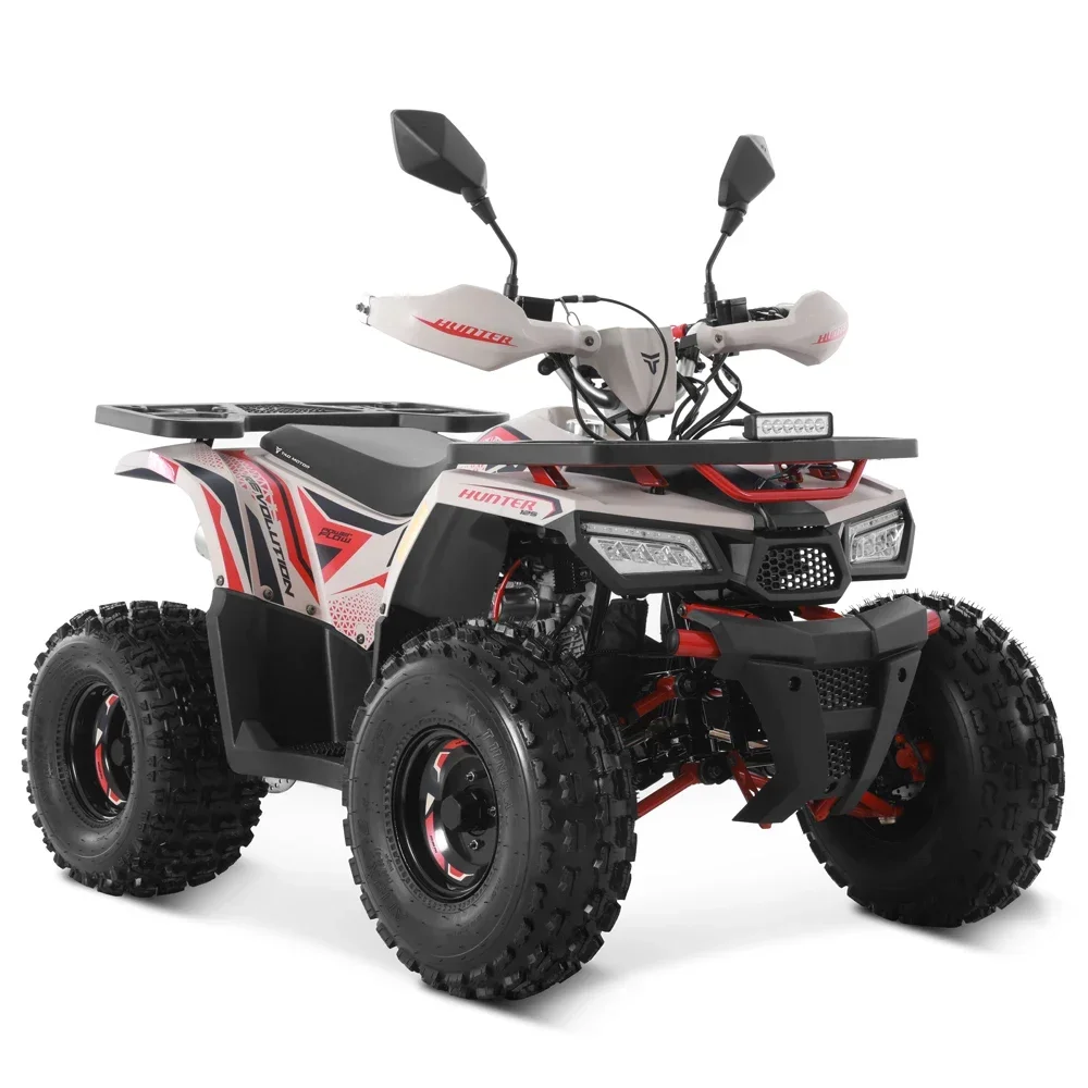 2024 Off Road Farm Cheap ATV Gas Powered 4 Wheel Quad Bike Automatic 4 Stroke Engine 125cc ATV For Kids