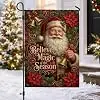 Santa Believe In The Magic Quote Claus Christmas Garden Flag 12x18 Inch jjp