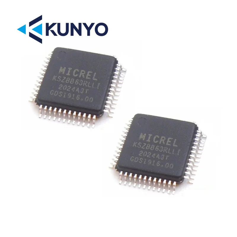 buy online electronic components suppliers KSZ8863RLLI LQFP48 intergrated circuit ic chips