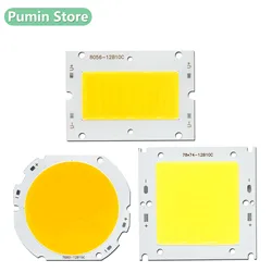 LED 7660 Lamp Beads 50W DC30-32V COB LED Light Source Chip On Board LED Matrix DIY Floodlight Stage Lights Spotlight Round white