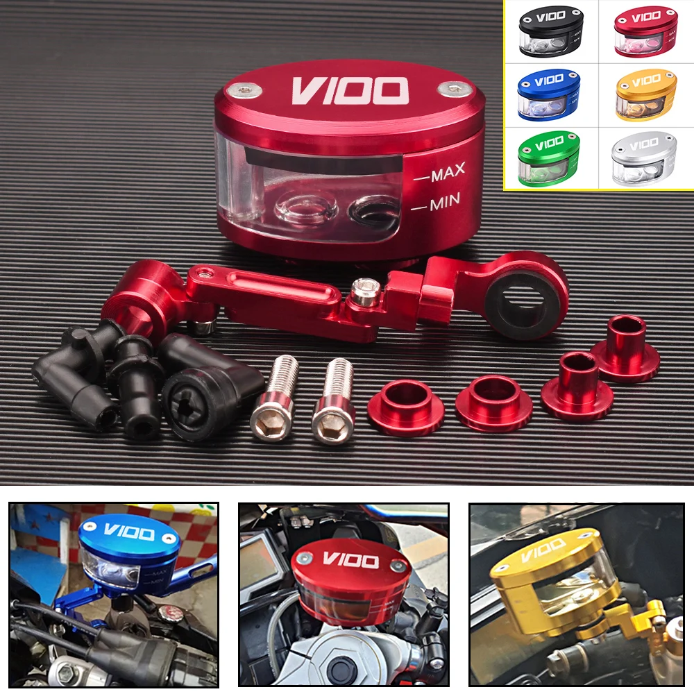 

Motorcycle Motorbike Brake Clutch Tank Cylinder Fluid Oil Reservoir Cup Accessories For Moto Guzzi V100 V 100