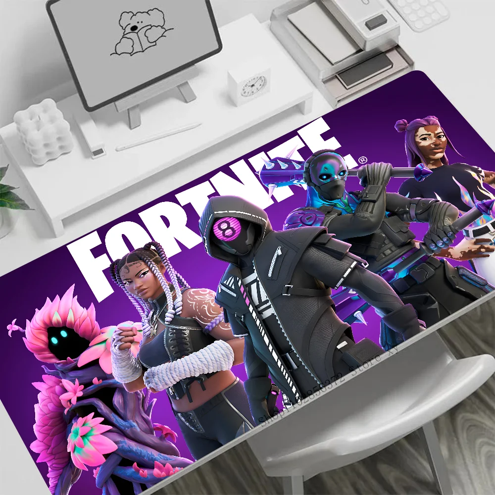 Game Mousepad Large Gaming Mouse Pad LockEdge Thickened Computer Keyboard Table Desk Mat F-Fortnites-s