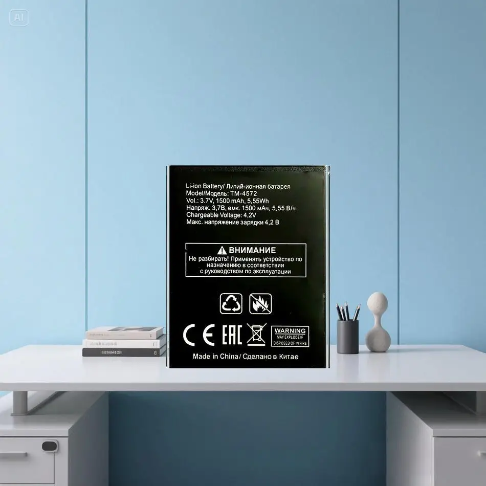 

1500Mah Mobile Phone Battery Stable For Texet TM-4572 TM 4572 TM4572 High-Efficiency