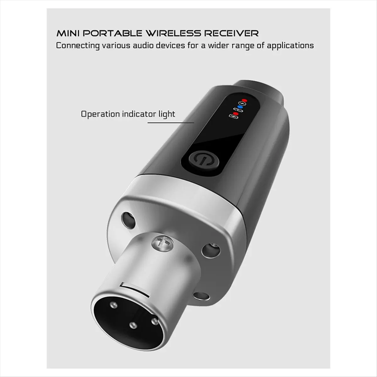 ■★New Arrival Fashion  M-04 Wireless Transmitter Receiver Dynamic Microphone FM Wired to Wireless Microphone Instrument Wireless