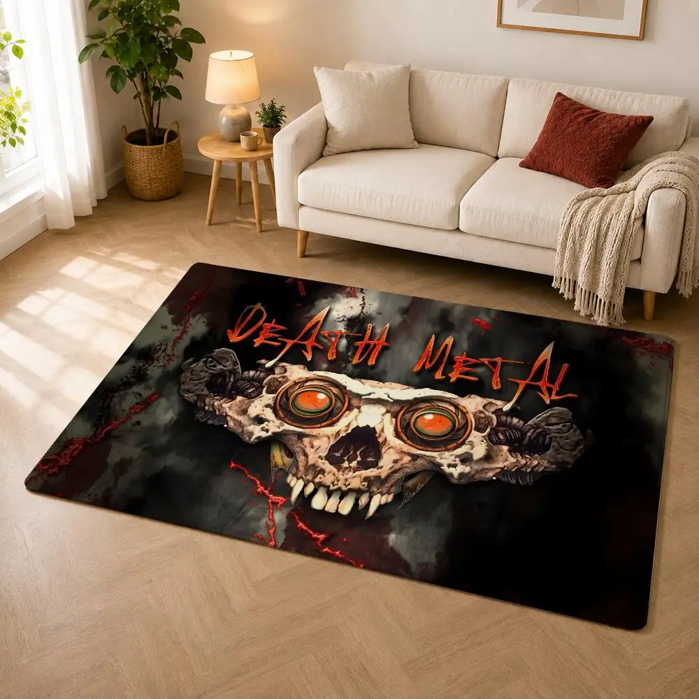 Obituary band Floor Mat Soft Thickened Absorbent Non-Slip Bedroom Living Room Door Mat Home Decor Flannel Rugs