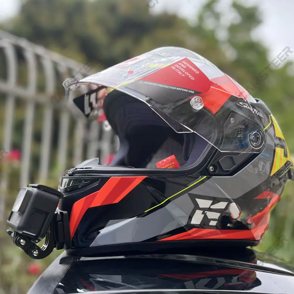 KYT TT Spersonalizowany uchwyt na kask motocyklowy do GoPro12 11 10 9 DJI Action3/4 Insta360 Ace Pro X4 X3 Akcesorium do kamery sportowej — zdjęcie produktu 4