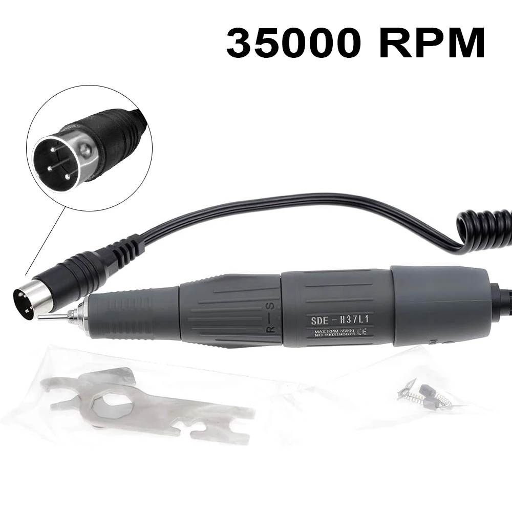 45000 & 35000 RPM Electric Professional Nail Sander Drill Pen Micromotor Polishing Machine Handpiece 2.35mm image 3