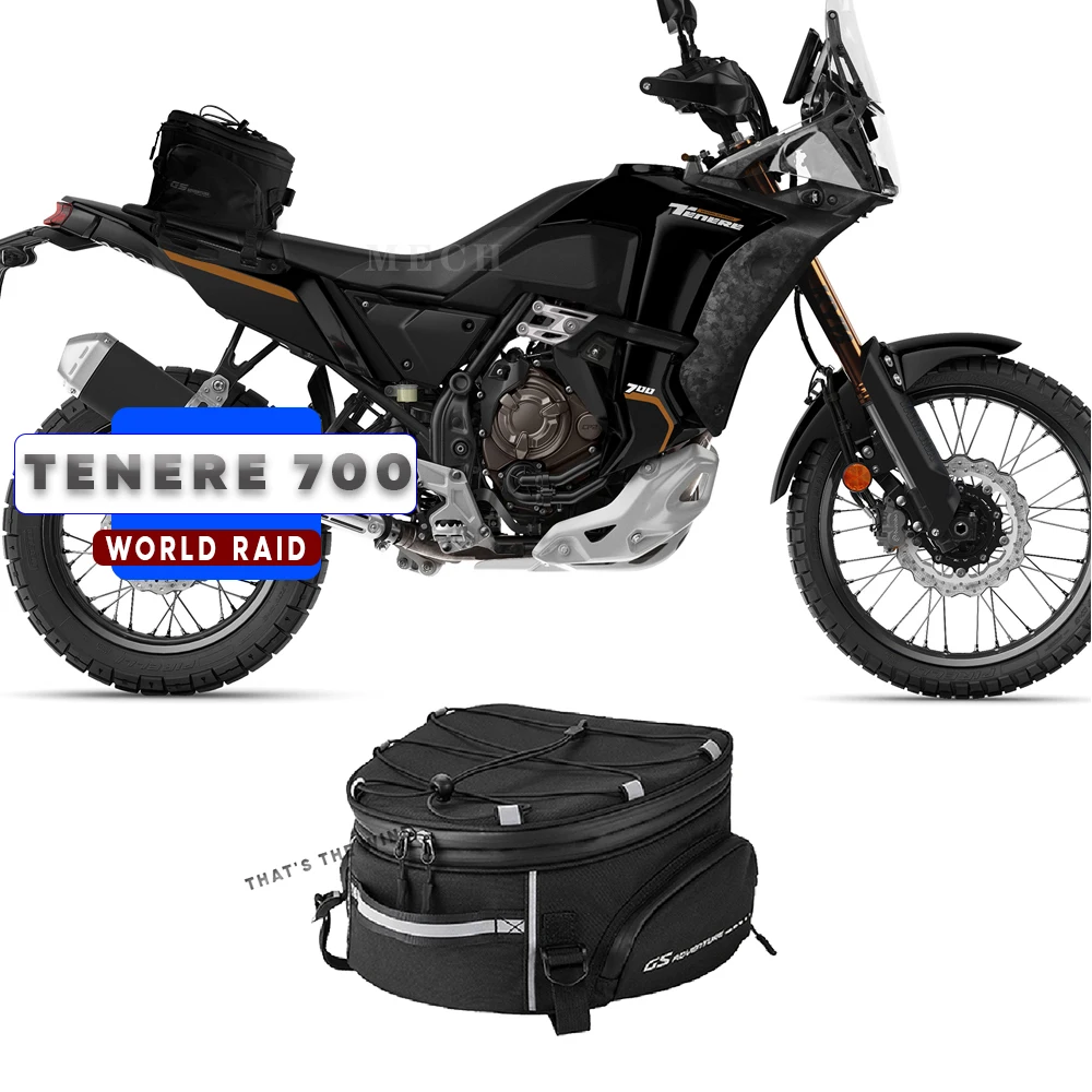 For YAMAHA Tenere 700 World Raid 2021 2022 Waterproof Repair Tool Placement Package Toolbox Baggage Bag Passenger handrails