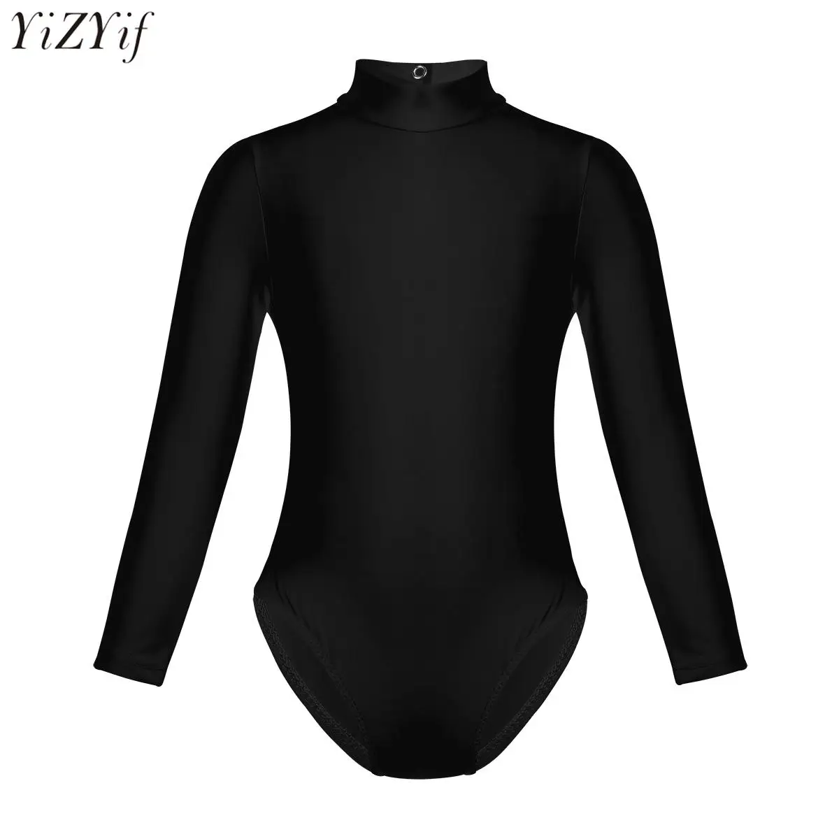 

Kids Girls Ballet Leotard Black Long Sleeves Cutout Bodysuit Ballerina Jumpsuit Unitard Ice Skating Gymnastics Training Costume