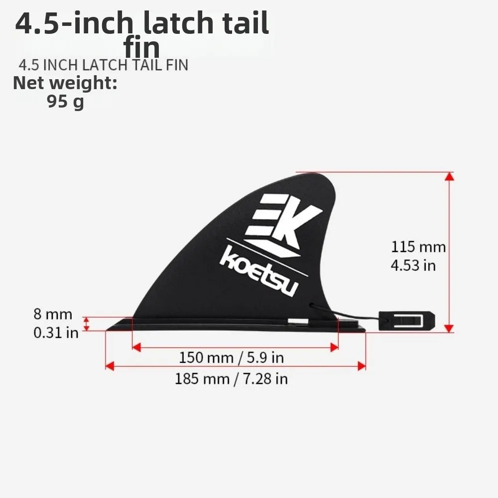 New 4.5/8/9/10inch Slide-in Surfboard Fin Nylon Multicolors Detachable Surf Plate Stand Up Paddle
