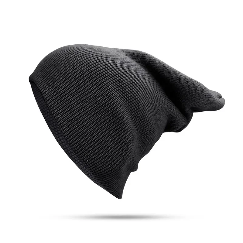 Brand Winter Hat for Men Skullies Beanies Women Fashion Warm Cap Unisex Elasticity Knit Beanie Green Unisex Casual Hats 2023