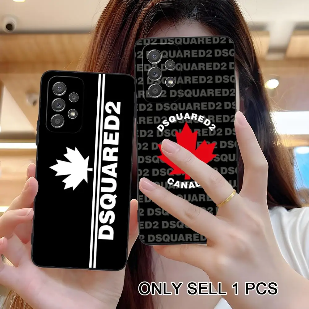 Fashion DSQ Phone Case for Samsung Galaxy A57 56 55 54 53 52 51 37 36 35 34 33 32 31 5G Soft TPU Shockproof Cover
