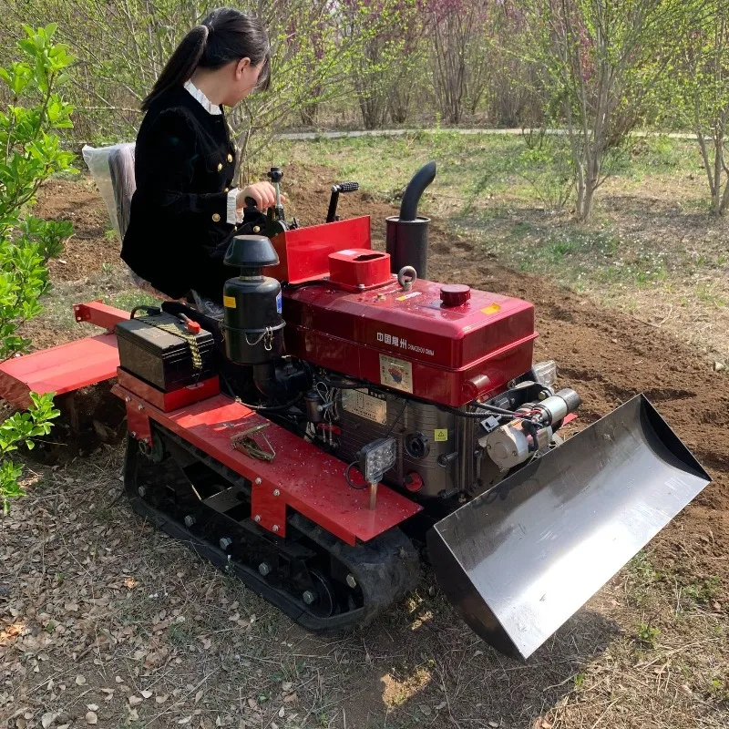 Agricultural planting rotary tiller Small household, plowing machine Multifunctional new paddy field tiller