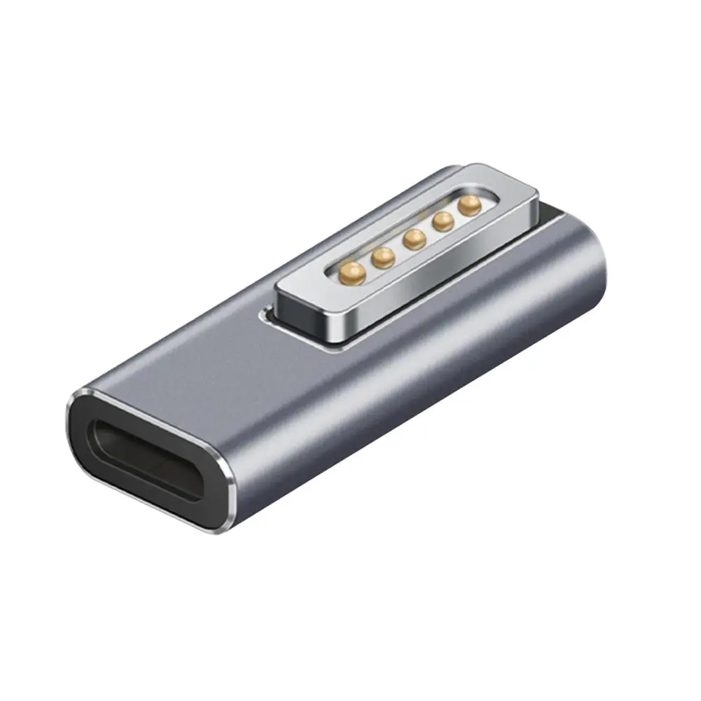 Adaptador PD USB magnético tipo C de 6 piezas para MacBook Pro convertidor de carga rápida