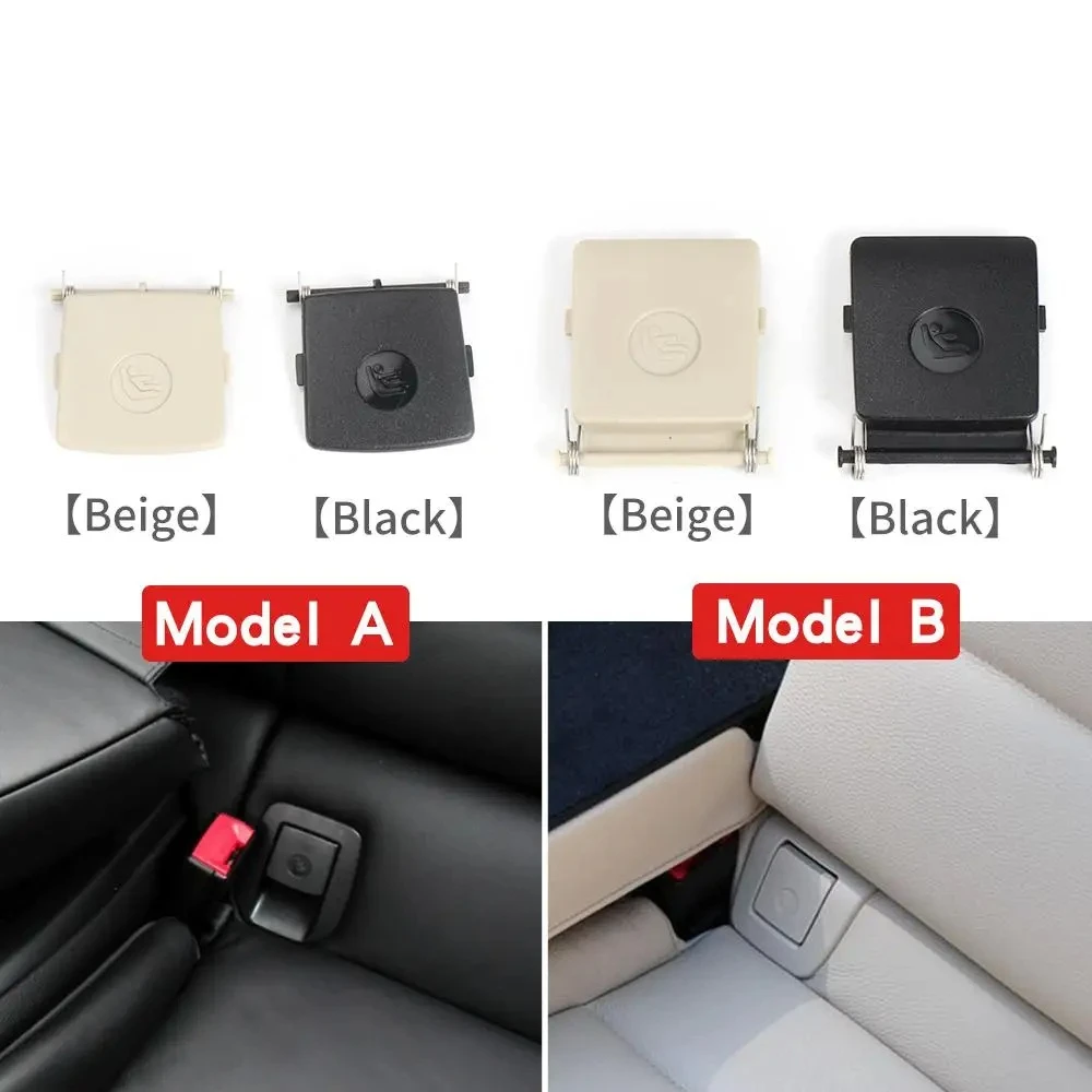 Rear Child Seat Safe Anchor ISOFix Cover for BMW E92 M3 2005-2012 Car Rear Seat Hook Cover Child Restraint Black