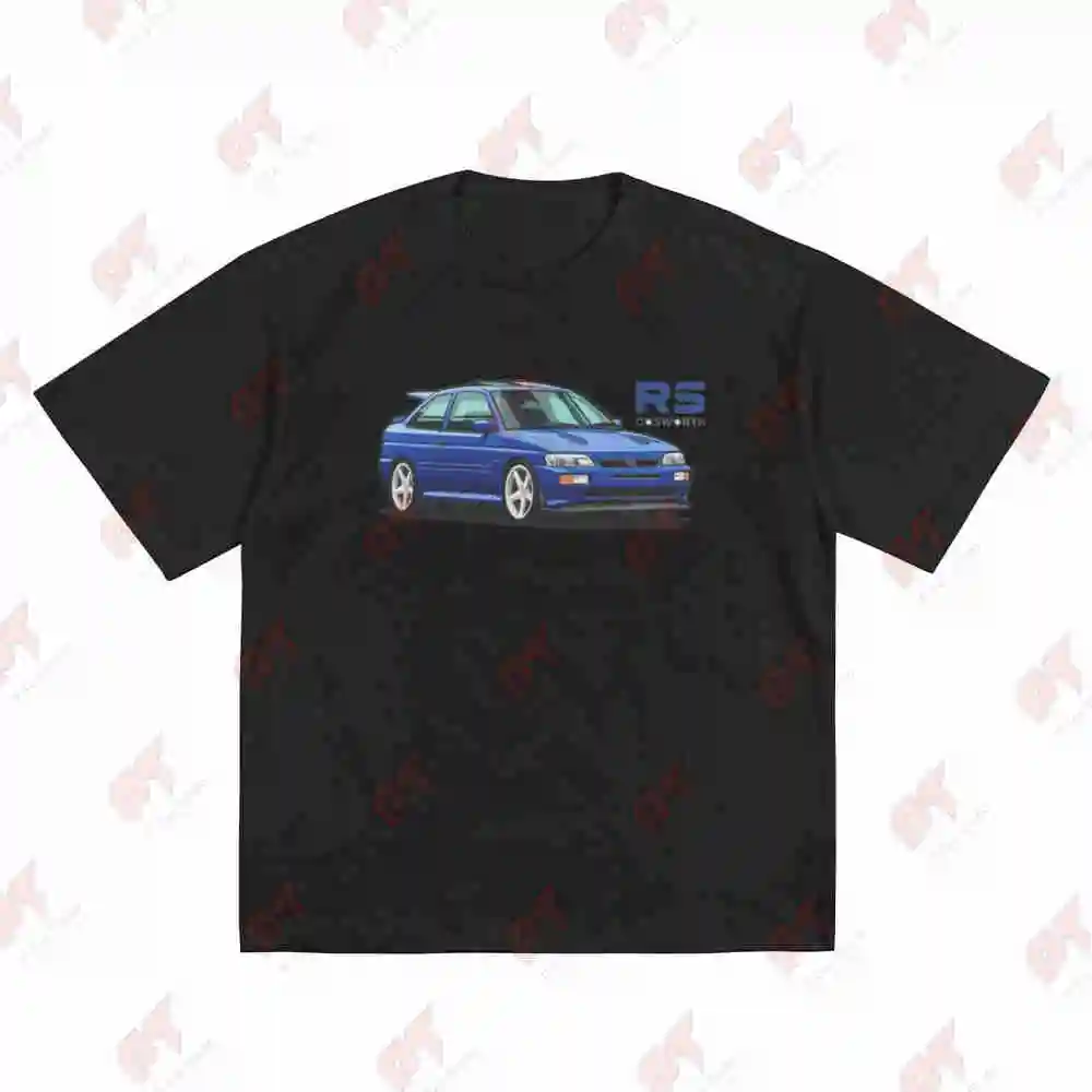 Escort RS Cosworth Anime Designs Short Sleeve Tee 100% Cotton T-Shirt