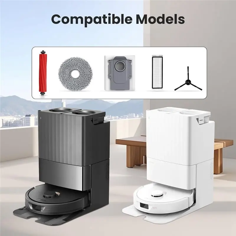 A05G-ملحق للمكنسة الكهربائية Roborock Q Revo Robot مكون من 26 قطعة من قطع الغيار - فرشاة رئيسية، فرشاة جانبية، فلتر HEPA، ممسحة B #6