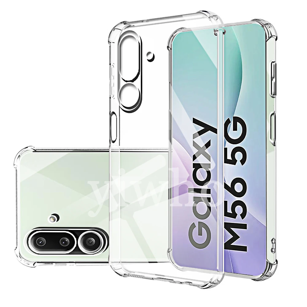 Transparent Phone Case for Samsung Galaxy M56 M16 M06 Protective Camera Back Clera Covers on Galaxy A56 A36 A26 A16 A06 4G 5G