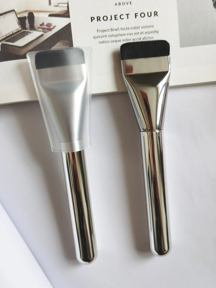 Ultra Thin Foundation Brush Lightweight And Thin Face Brush Flat Contour Brush Foundation Cream Makeup Brushes