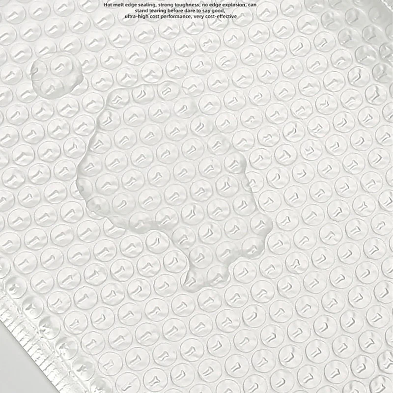 50 szt. Białe perłowa warstwa torebka kopertówka bąbelkowe wodoodporne wyściełane samozamykające się torby wysyłkowe Buble Mailers Bag 15x20cm