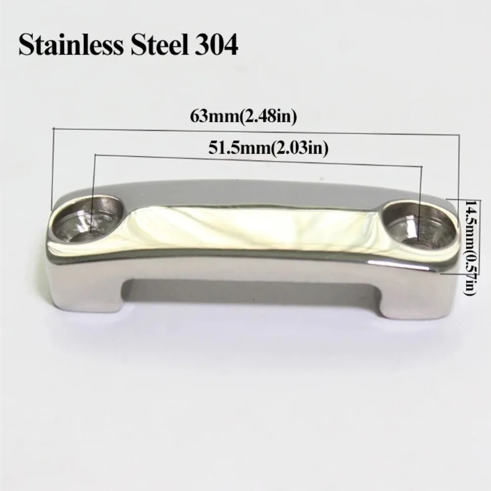 316 Stainless Steel Stainless Steel Deck Fitting Good Strength Durability Tie Down Eye Strap Loop High Quality Material