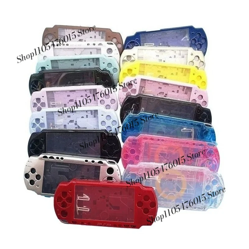 For  PSP2000 Full Housing Shell Complete Case Replacement with Buttons Screws Stickers Kit