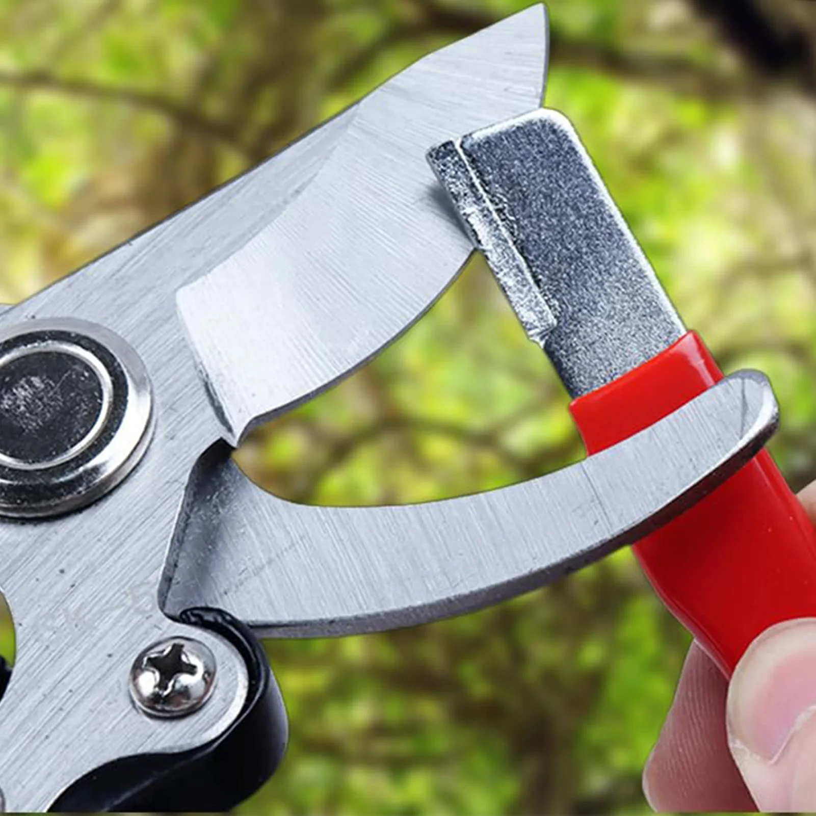 1Pcs Garden Tool Sharpener Diamond Grit for Lawn Mower Blades Pruning Shears Hedge Trimmers Fast Blade Sharpening Tool