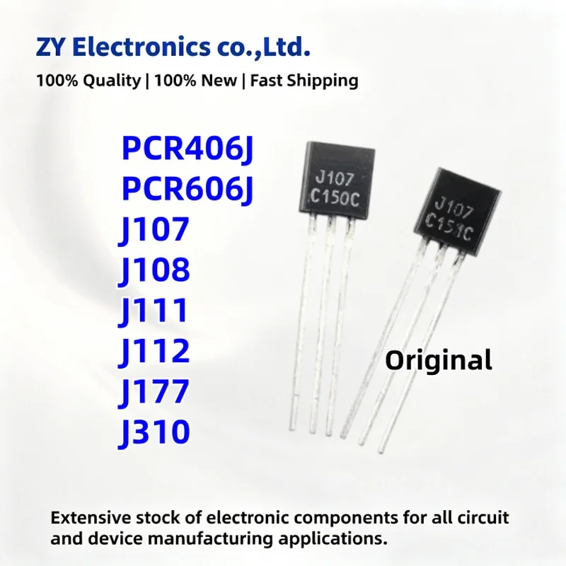 10Pcs/lot New Original 2SJ177 2SJ107 PCR606 PCR406 J310 J112 J111 J177 J108 J107 PCR606J PCR406J TO-92 Transistor