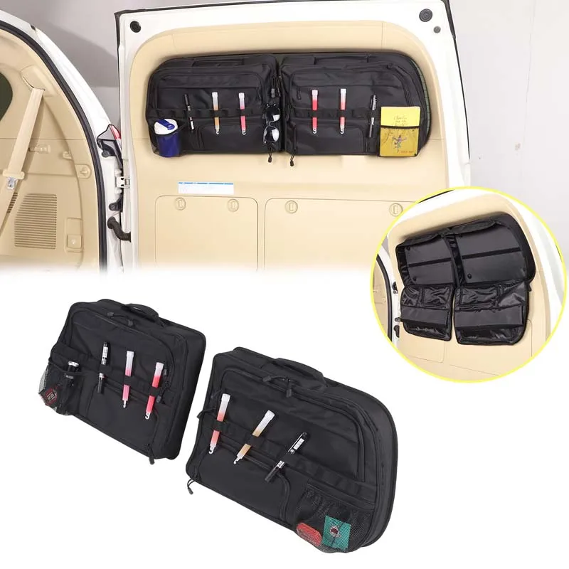 

For Toyota Land Cruiser Prado FJ150 150 2010-2022 car styling Trunk Side Window Storage Bag Auto Cargo Storage Bag Accessories