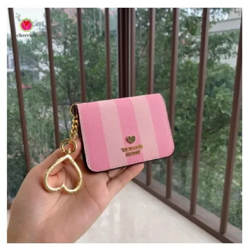 2024 New Cute Credit Card Bags For Women Pu Leather Short Bifold Wallet Gift For Mother's Day Christmas