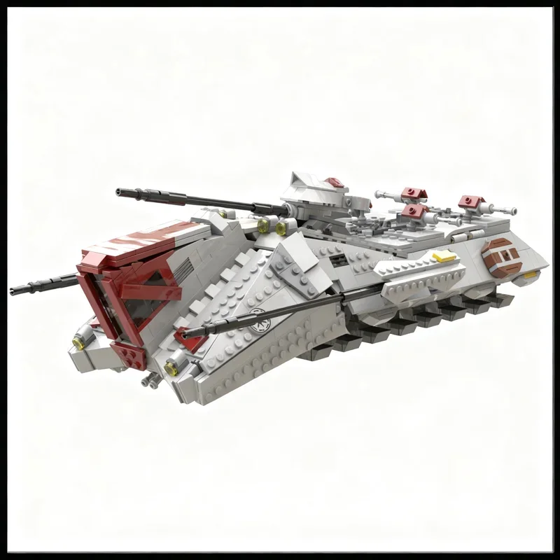 New 980PCS Star Battle Movie MOC UT-AT Armored Car Model DIY Creative Ideas Christmas Child Toy Assembly Puzzle Birthday Gift