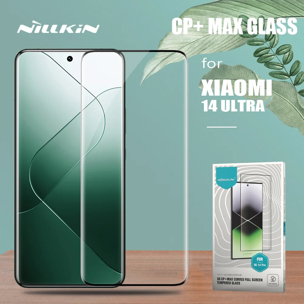 

Nillkin для Xiaomi Mi 14 Ultra Glass CP + Max 3D Full Cover Защитная пленка из закаленного стекла для Xiaomi 14 Ultra HD Glass