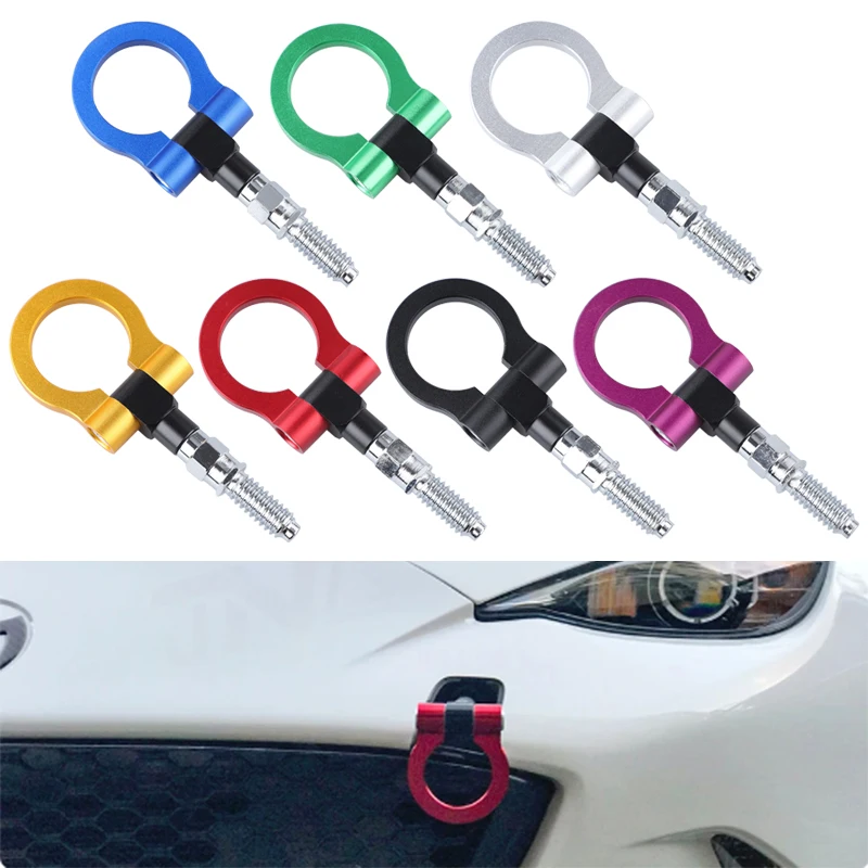 

Universal Racing Tow Hook Front Rear for BMW European Cars Trailer Towing Bars(Bule Red golden Black Silver Purple Green)