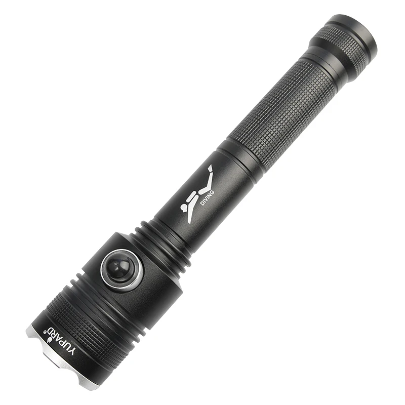 Diving flashlight P70 strong light waterproof18650  flashlight leisure diving operation search and rescue flashlight LED YUPARD