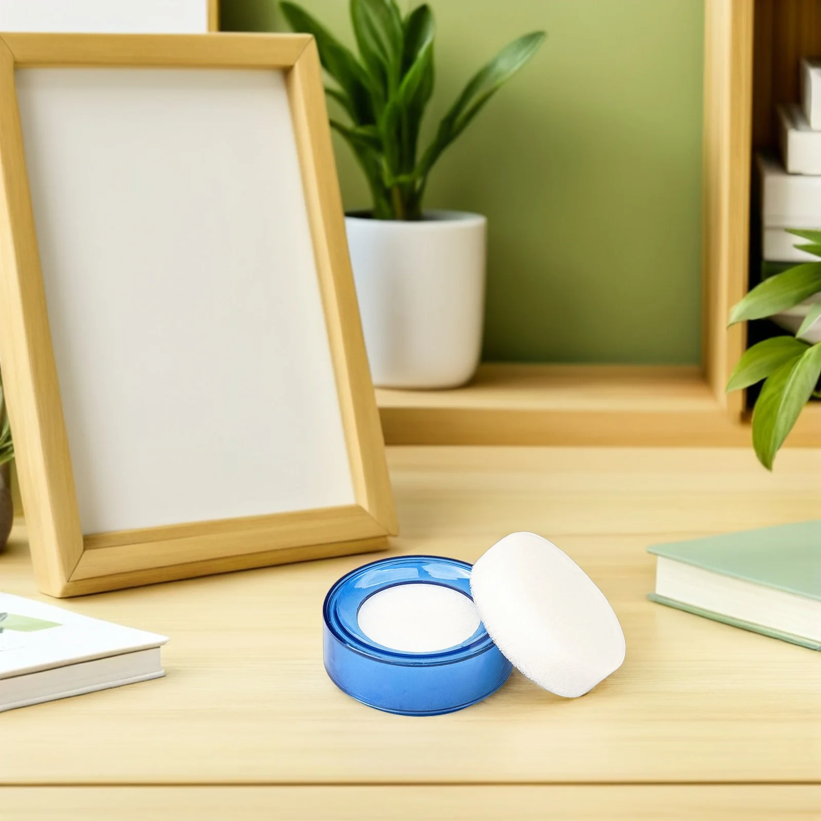 5 قطع من الإسفنج المبلل للإصبع، براعة مثالية، سهلة الحمل، ملحقات البنك، أداة ترطيب الإصبع #1